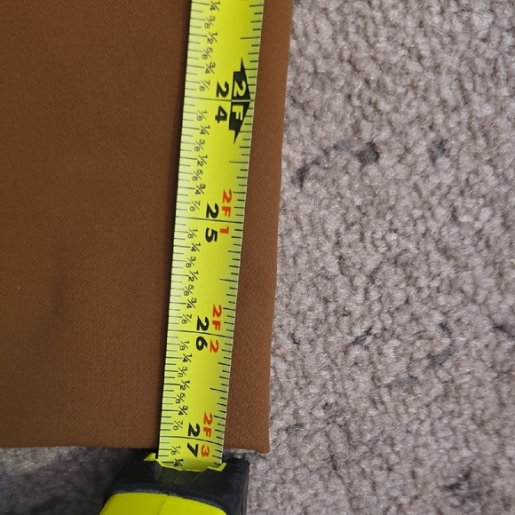 Theory Thaniel Deep Hazelnut Kenett Elastic Pull On Strech Slim Pants, S/ 4 NWT - Picture 12 of 16